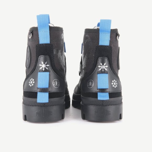 Palladium Pampa Destiny Sneaker Boots Black 78453-008 S54 - Picture 5 of 7